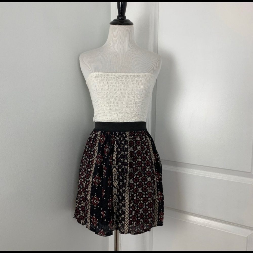 Hollister Tribal Print Skirt